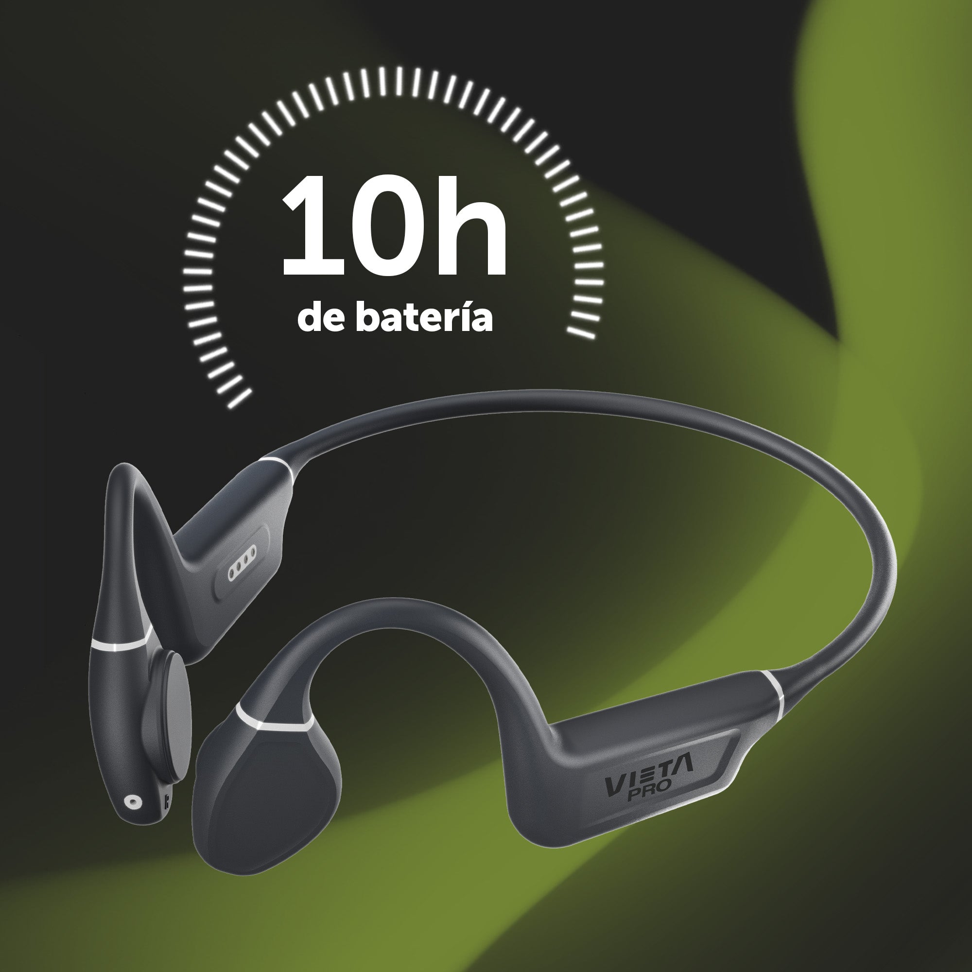 Bone Dual Plus - Sports Bone Conduction Headphones with Internal Memory