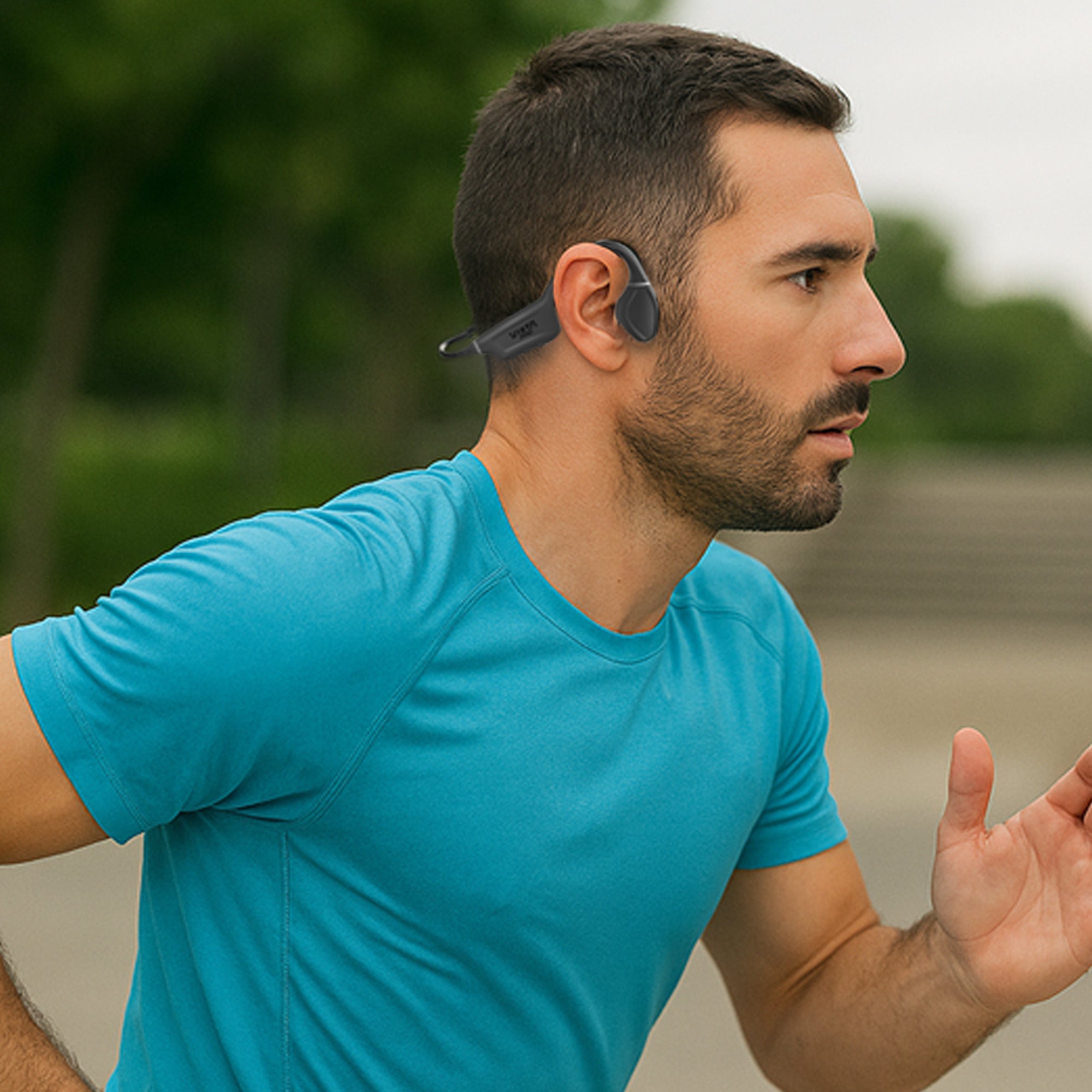 Bone Dual Plus - Sports Bone Conduction Headphones with Internal Memory
