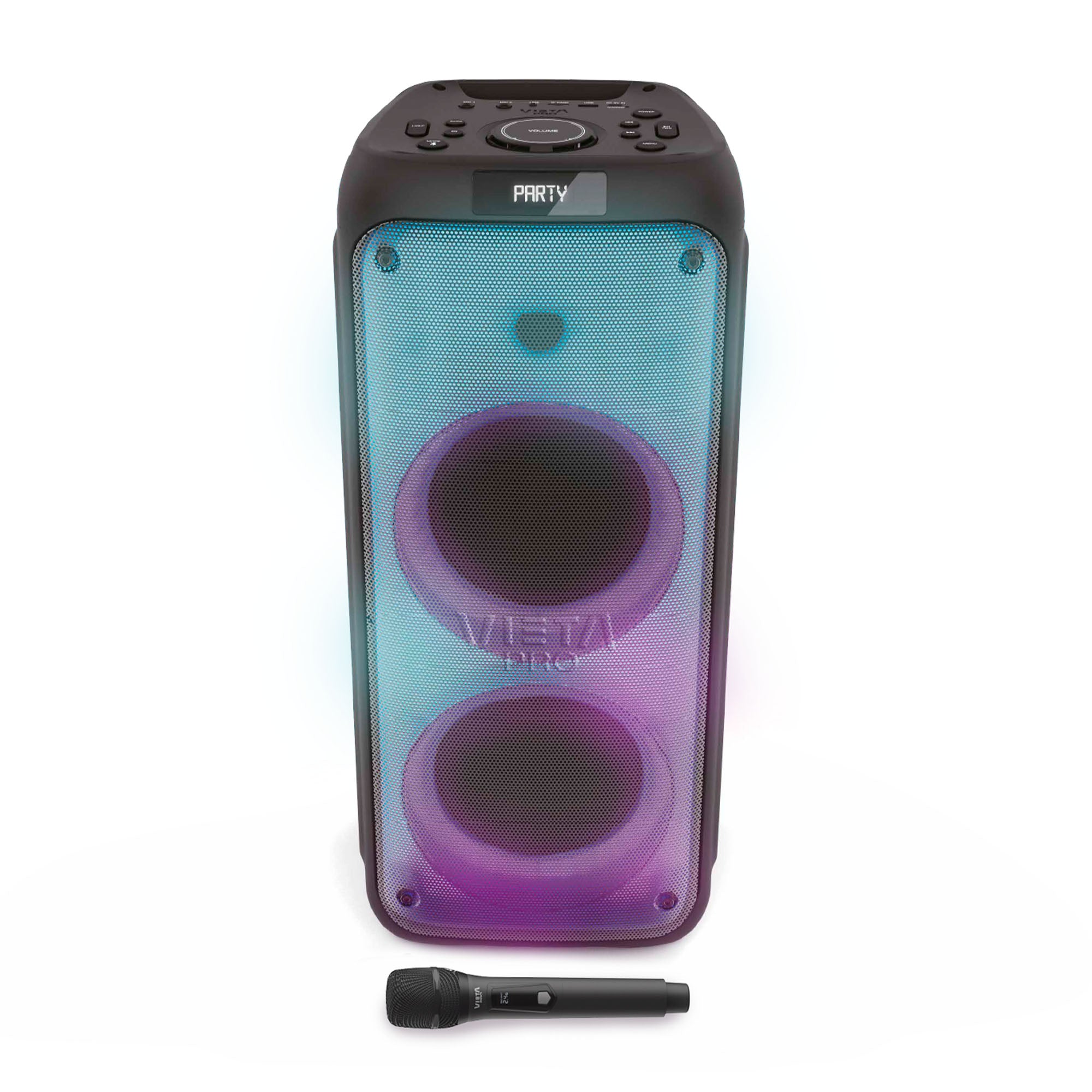 Party 110 - Altavoz High Watts de 150W con Auracast y Luces LED y micrófono