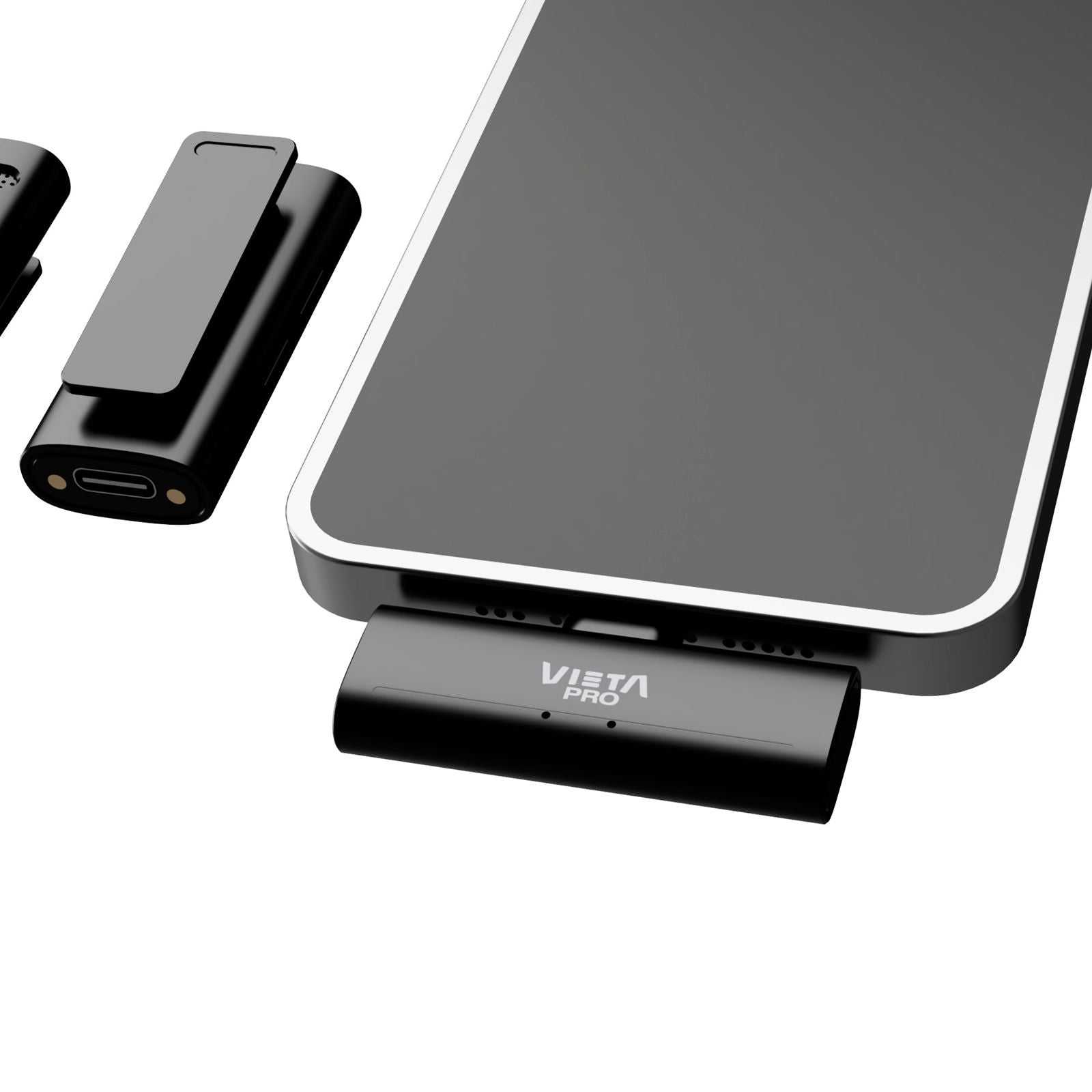 Influencer - Micrófono profesional para iPhone de solapa.