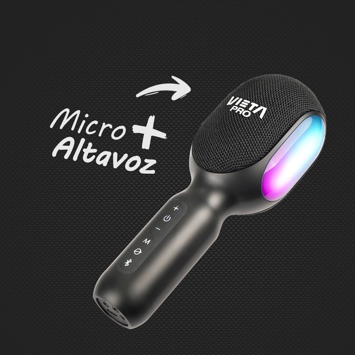 Micrófono altavoz potente karaoke la voz