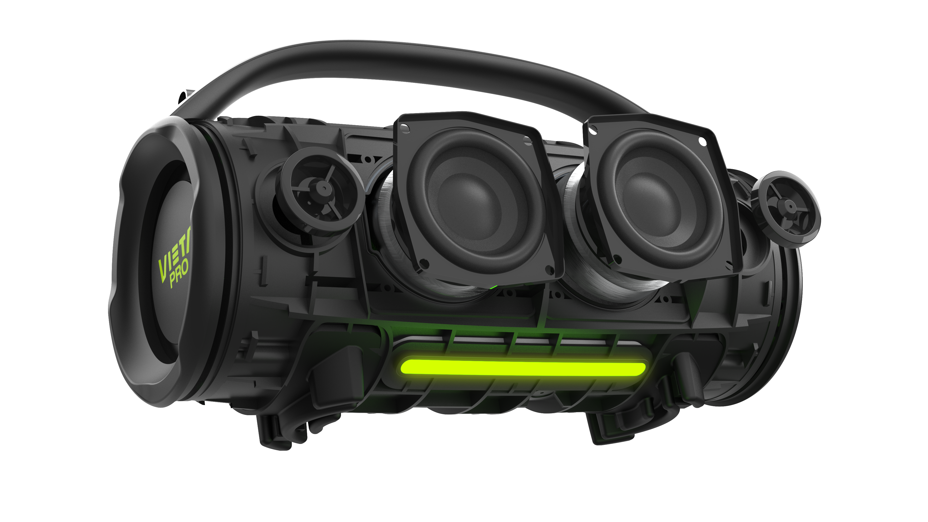 Mini Thunder 2 - Altavoz portátil Bluetooth de 100W con Luces RGB