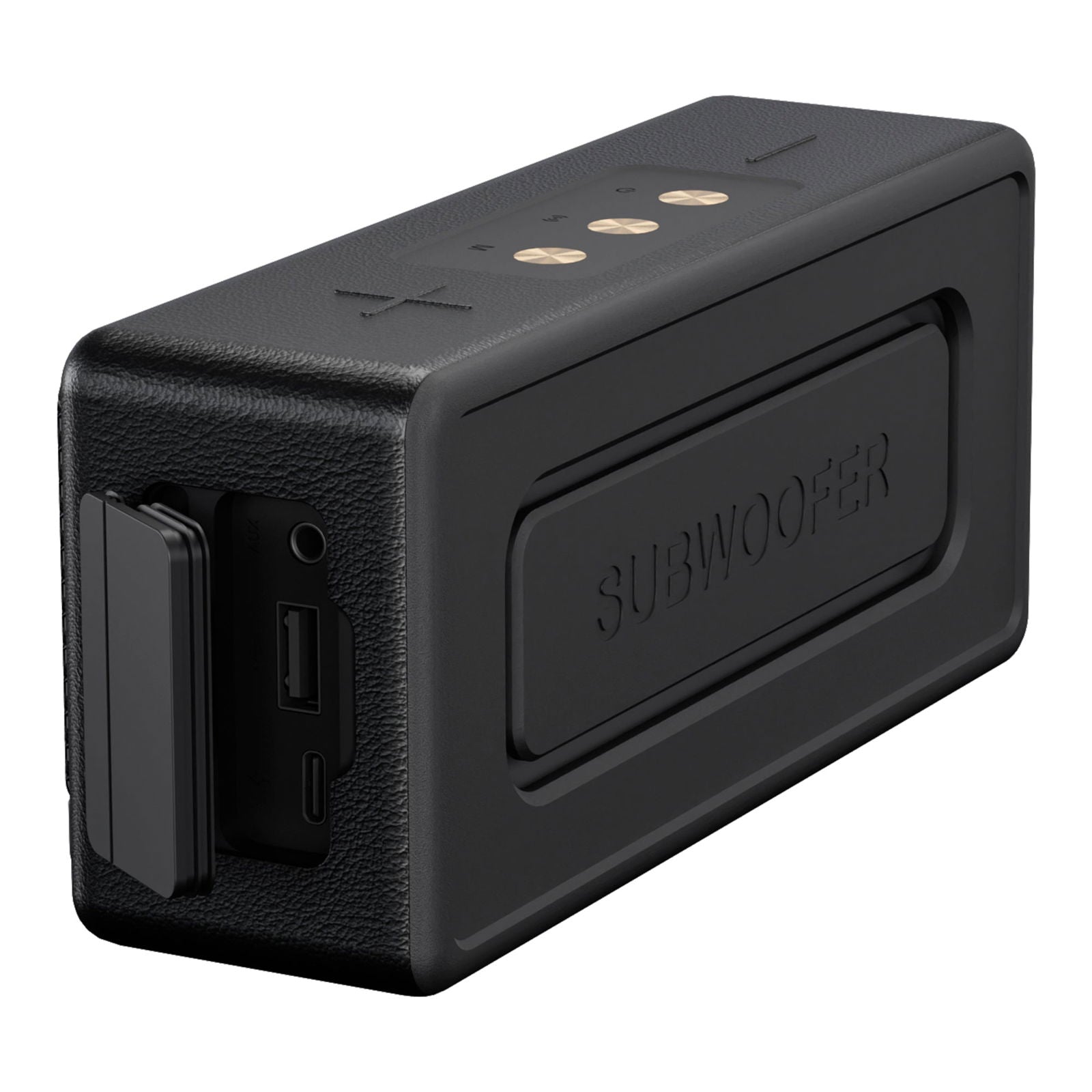 Altavoz vintage de estilo retro negro | Orpheo