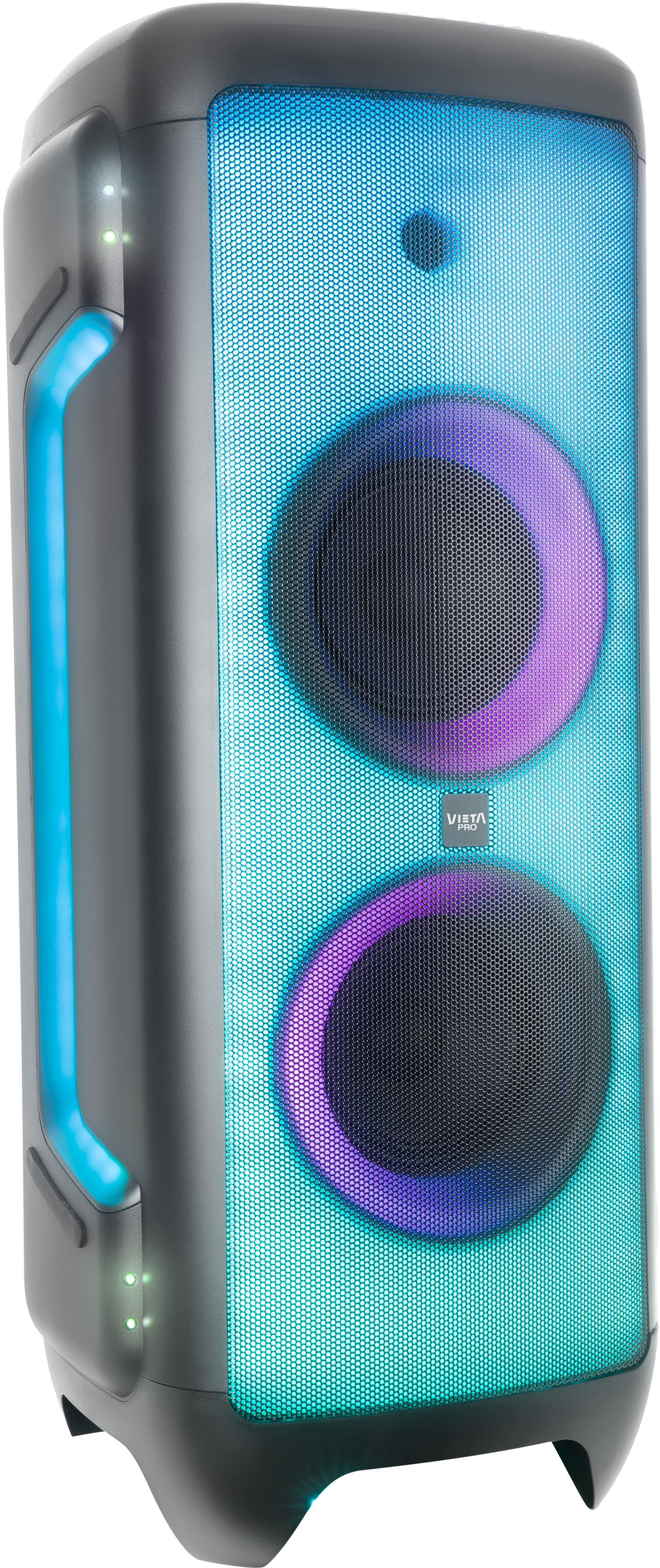 Party 50 - Altavoz bluetooth potente de 1200W con Luces LED RGB y micrófono karaoke