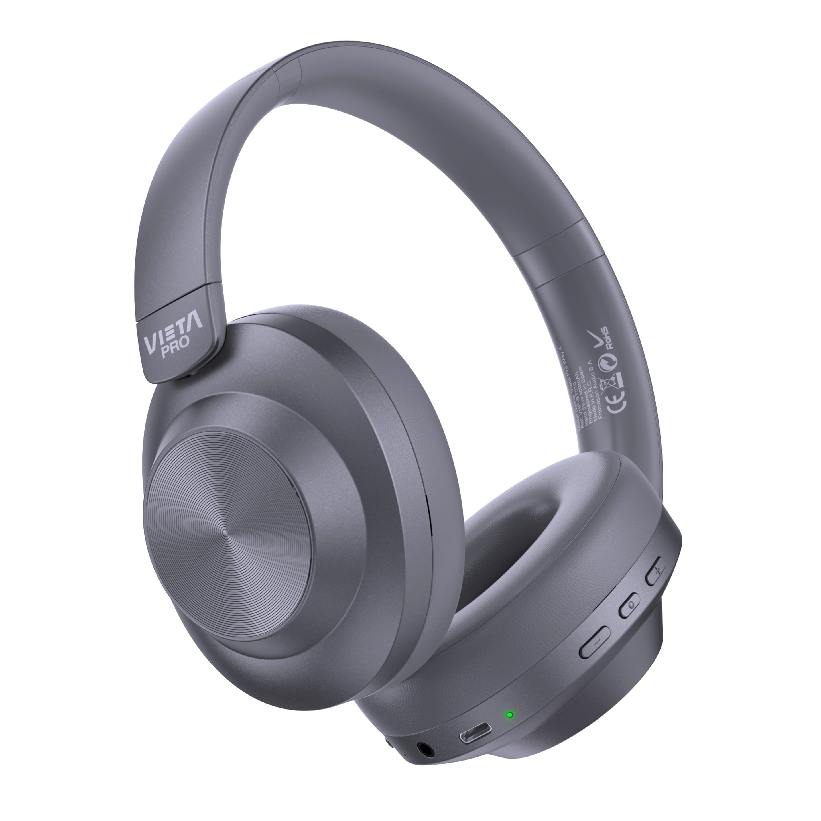 Way 4 - Grey Bluetooth Headband Headphones