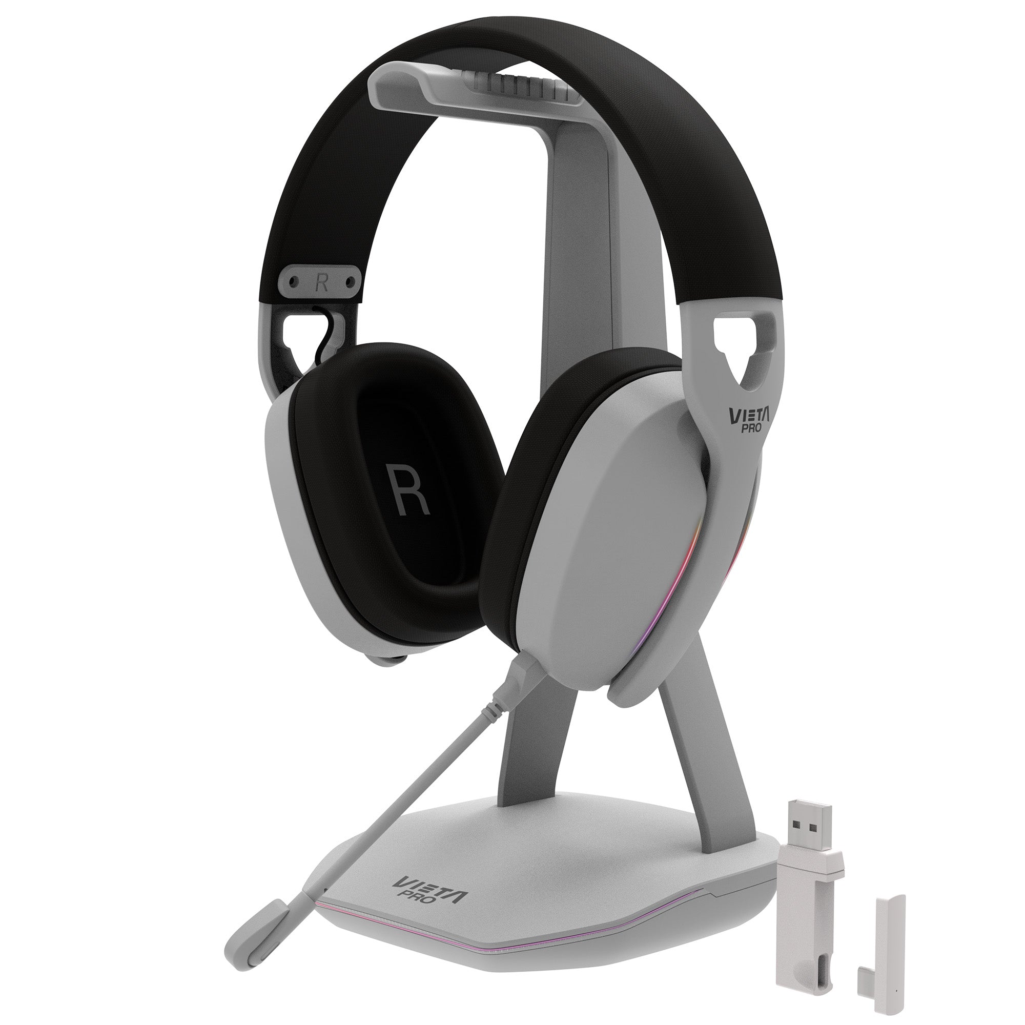 Nova - Auriculares para gamers con micrófono y soporte