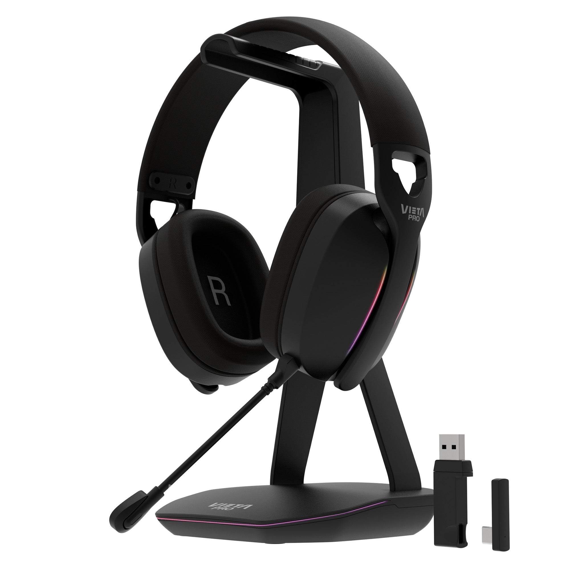 Nova - Auriculares para gamers con micrófono y soporte