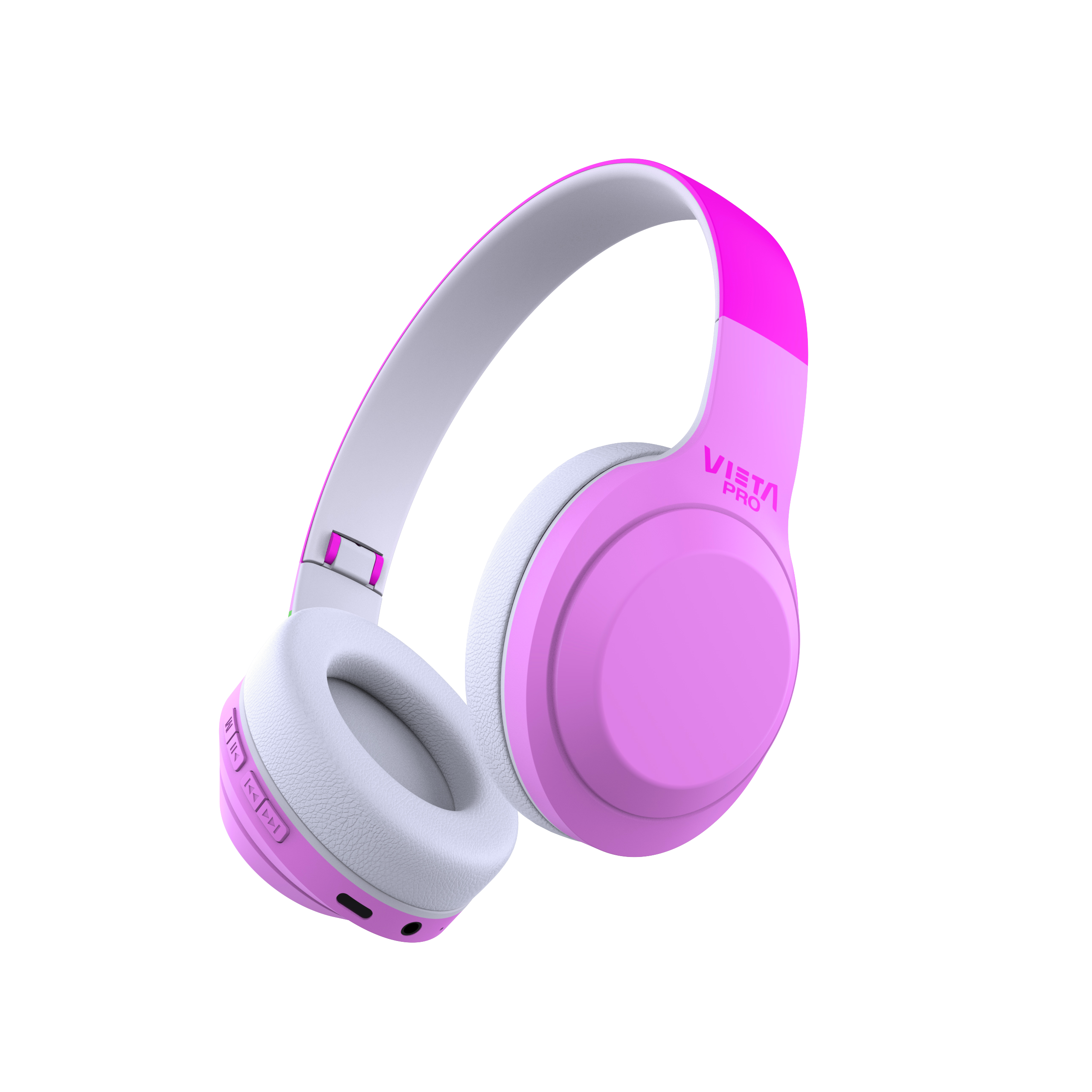 Cascos para niña Rosa infantil bluetooth 